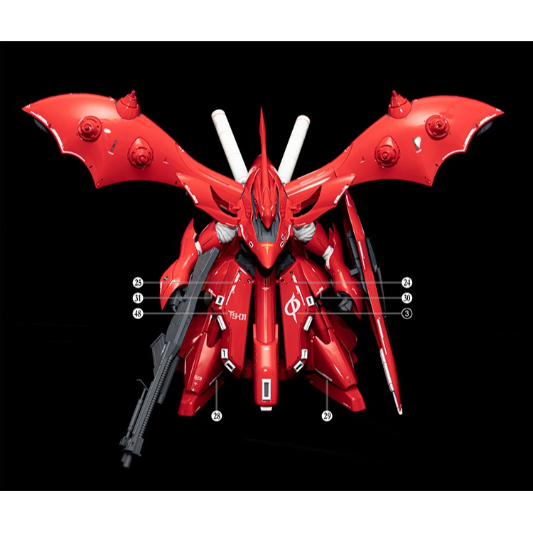 【奶熊屋】EVO HG 1/144 MSN-04-2 夜鶯 專用水貼-細節圖7