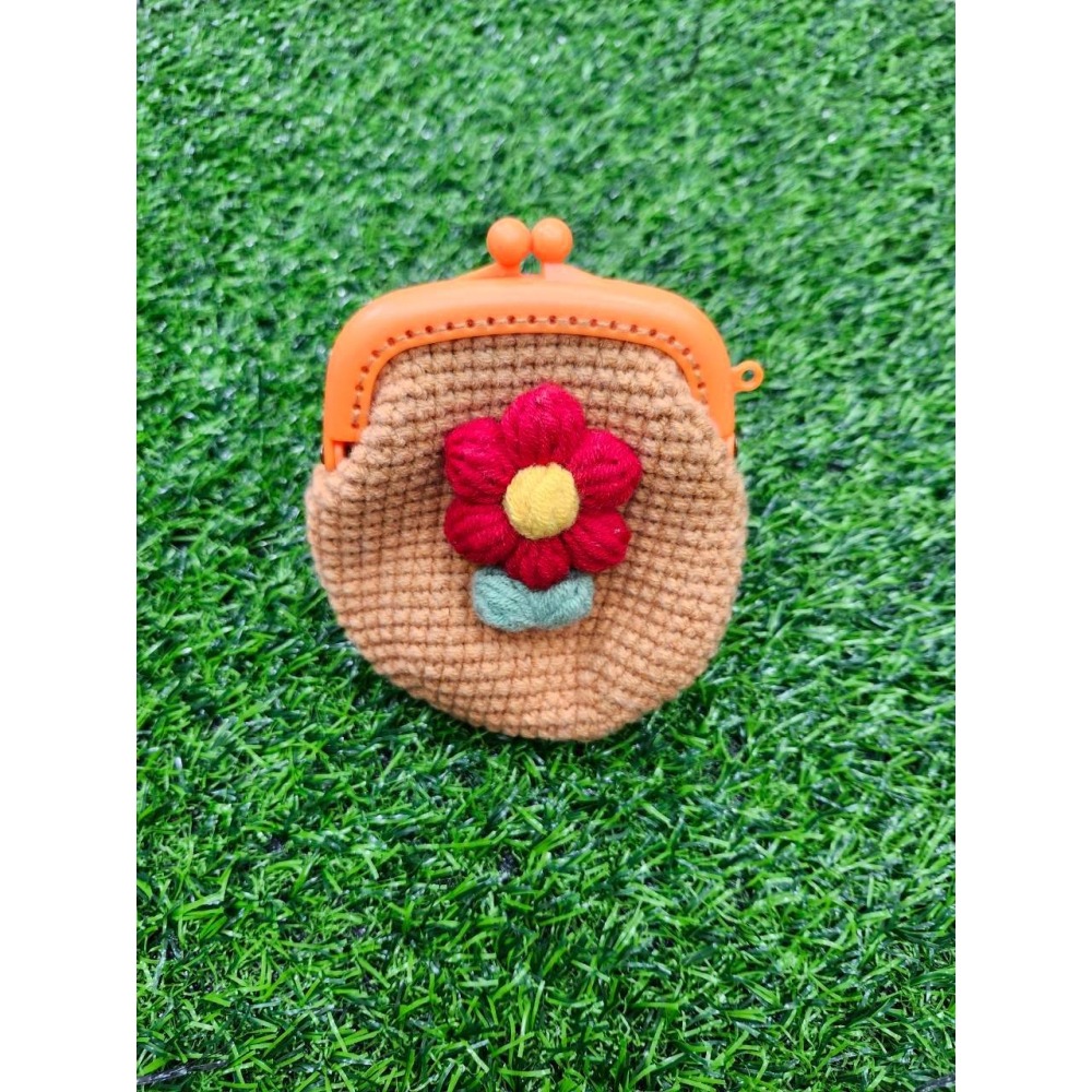 【⭕現貨⭕】泰國 手工編織 彩線零錢包｜多色手作款 （多色可選）-細節圖8