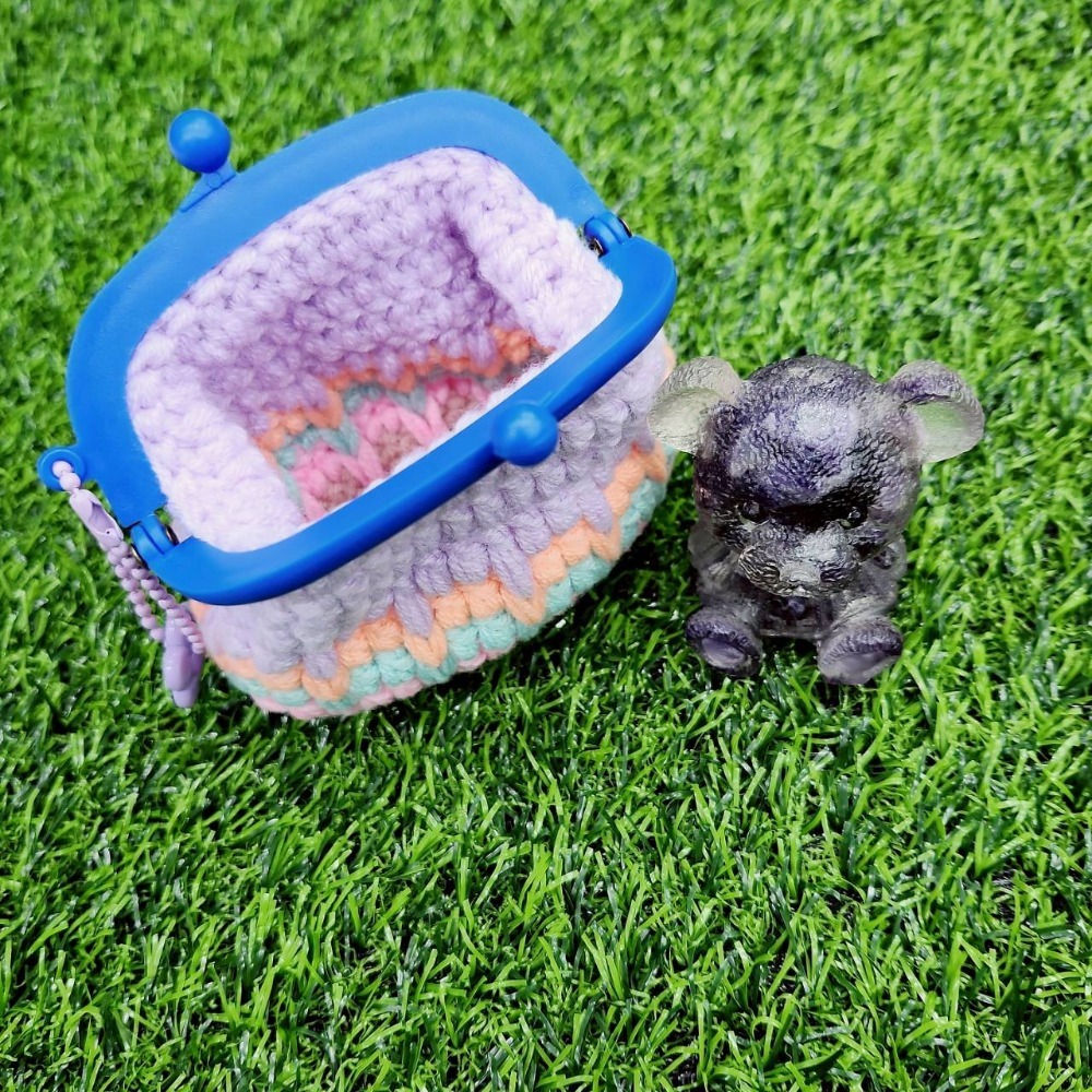 【⭕現貨⭕】泰國 手工編織 彩線零錢包｜多色手作款 （多色可選）-規格圖8