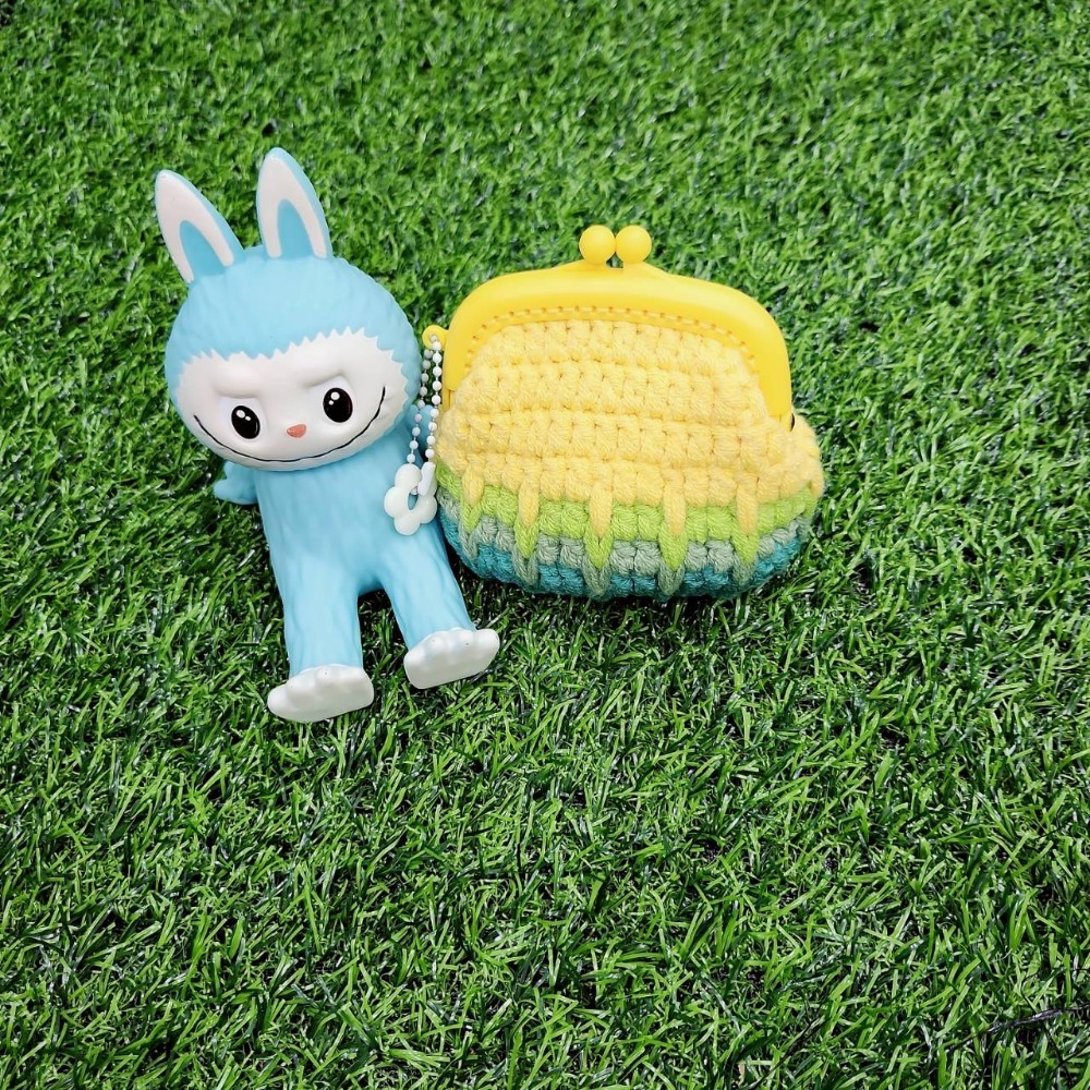 【⭕現貨⭕】泰國 手工編織 彩線零錢包｜多色手作款 （多色可選）-規格圖8