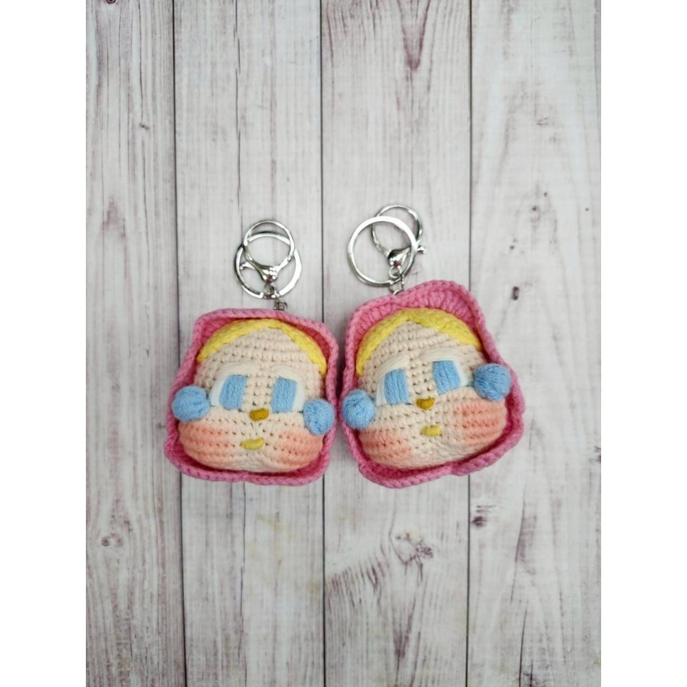【⭕現貨⭕】泰國 恰圖恰編織 手工編織娃娃鑰匙圈｜哭娃吊飾｜可愛造型款-細節圖2