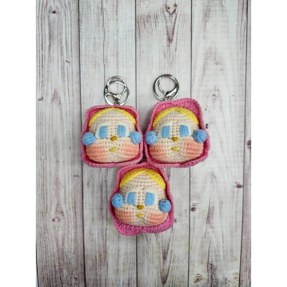【⭕現貨⭕】泰國 恰圖恰編織 手工編織娃娃鑰匙圈｜哭娃吊飾｜可愛造型款-細節圖3