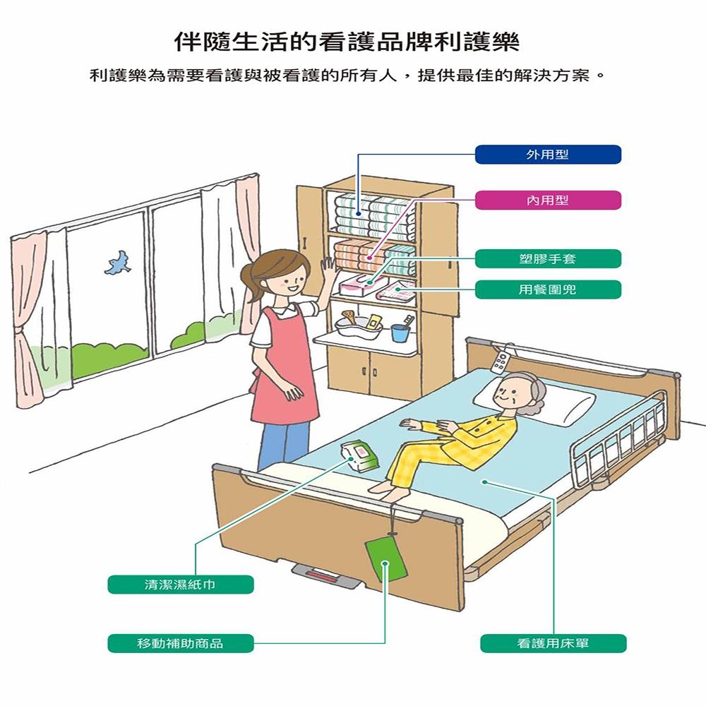 日本原裝進口- Livedo 利護樂 成人紙尿褲尿片 ＂黏貼型尿片＂ 減少費用 吸收力不減 樂齡的最佳選擇 42片*6包-細節圖7