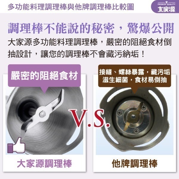 大家源 DC直流多功能手持式調理棒/料理棒/攪拌棒(全配)TCY-6706-細節圖5