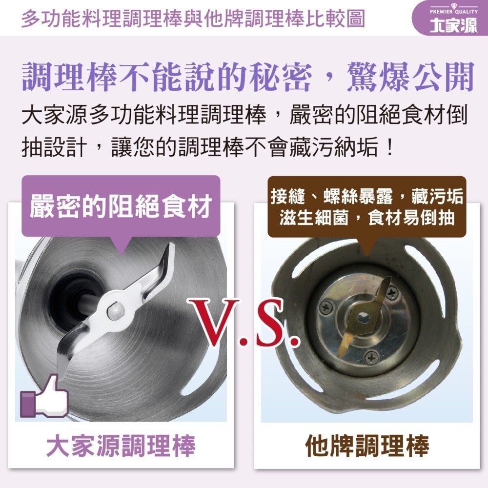 ♨副食品 烘焙 廚房料理 大家源 DC直流多功能手持式料理棒(簡配)TCY-6709-細節圖4