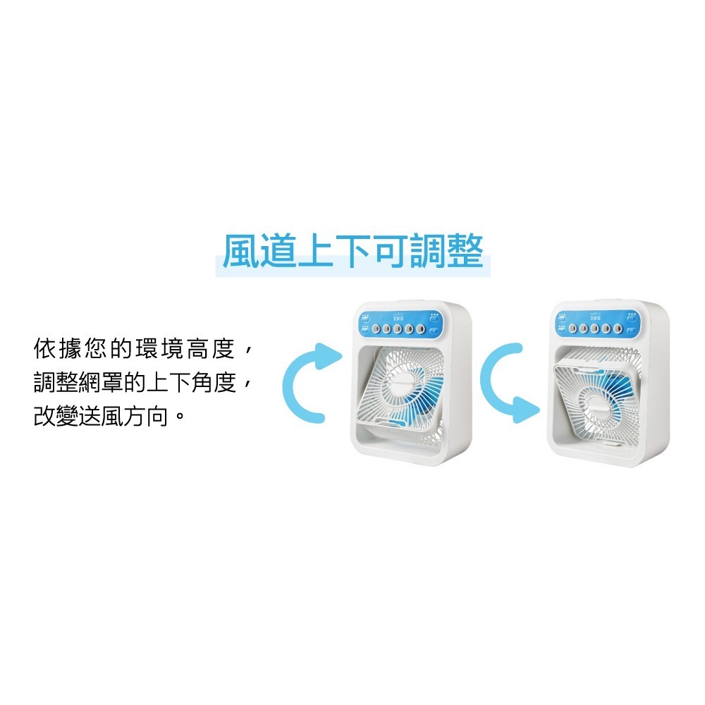 ✨24小時出貨✨大家源 USB涼感噴霧3段風速定時風扇 TCY-850709-細節圖5