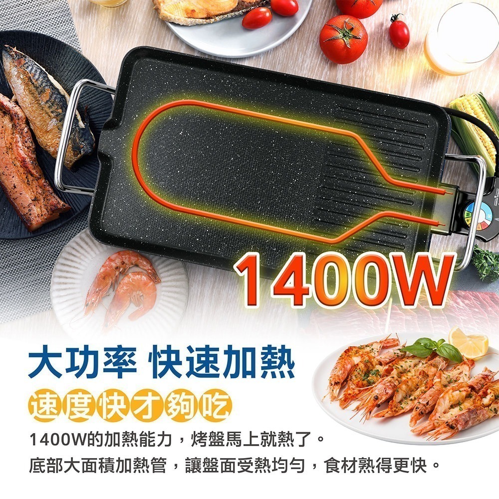 ♨️烤肉啦 中秋節來場歡樂大家源 BBQ油切燒烤盤 TCY-371603-細節圖6