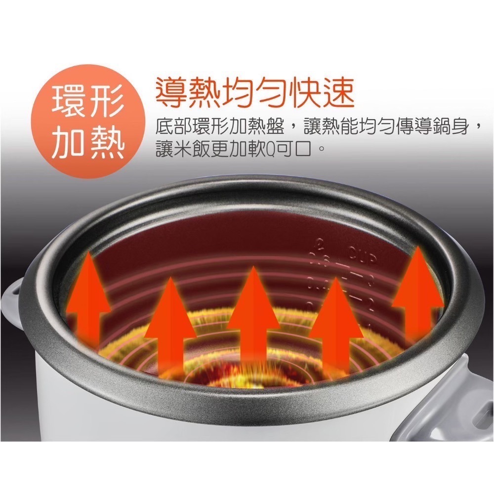 【7-ELEVEN 門市團購】2入組 大家源 三人份電子鍋 TCY-300305 煮飯 燉湯 滷肉 甜品 可3~5人份-細節圖6