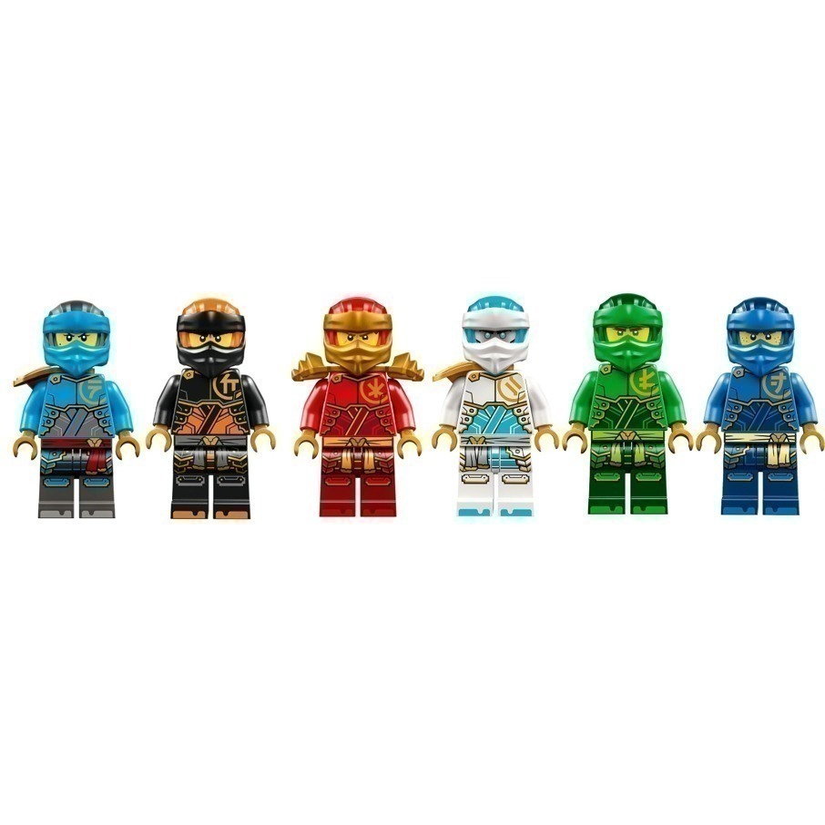 全新 樂高 LEGO 旋風忍者 猛龍崛起2 機甲駕駛裝人偶 一套 6隻 71809  71806-細節圖2