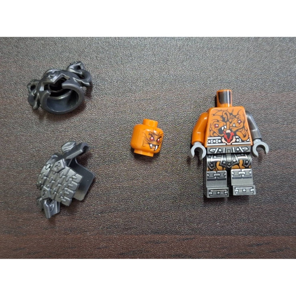 絕版 樂高 LEGO 旋風忍者 70627 反派 蛇族指揮官 njo294-細節圖3