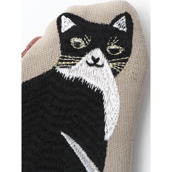 COTTAGE 日本人氣商品 / 🐈 刺繡 / 萬用包-細節圖4
