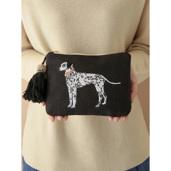 COTTAGE 日本獨有設計 / 🐈 刺繡 / 萬用包-細節圖5