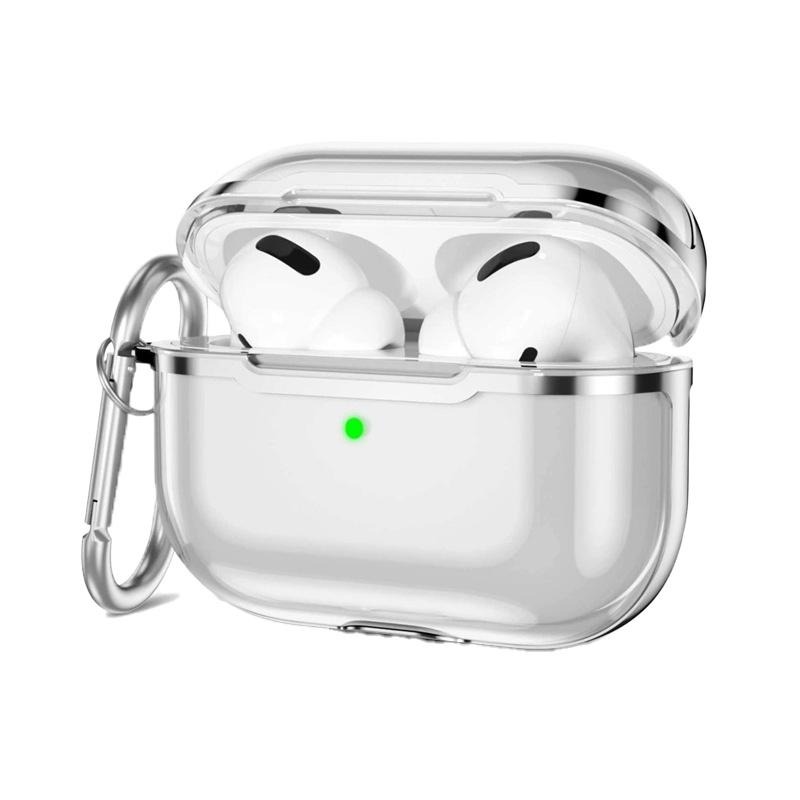 【ND小舖】Airpods 電鍍保護殼 磨砂殼 TPU耳機殼 磨砂耳機保護套 含掛勾 適用 AirPods Pro 2-細節圖9