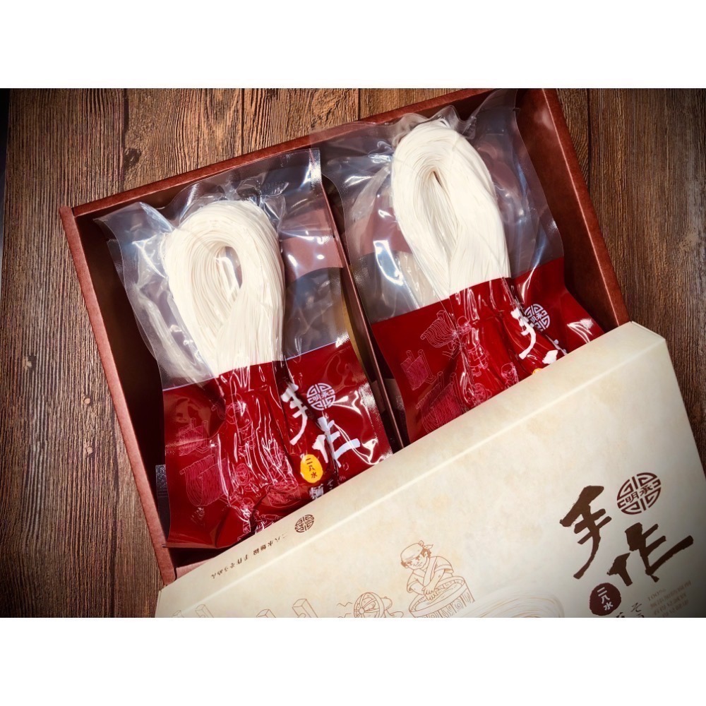 明承手作麵線禮盒6入（附提袋）-細節圖3