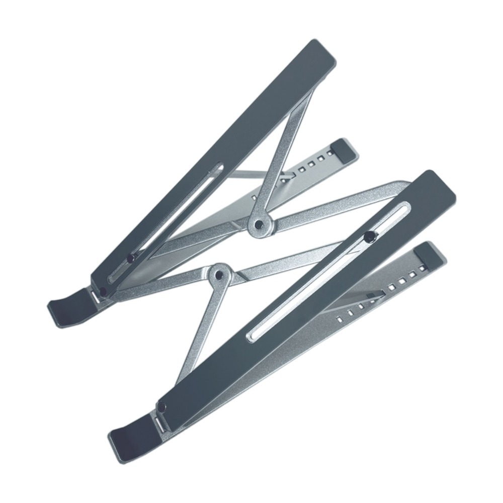 逸奇LN63鋁合金七檔筆電支架 12-17吋 全矽膠 筆電防滑 人體工學 防刮 輕薄 隨身折疊支架 筆電增高架 筆電支架-規格圖11