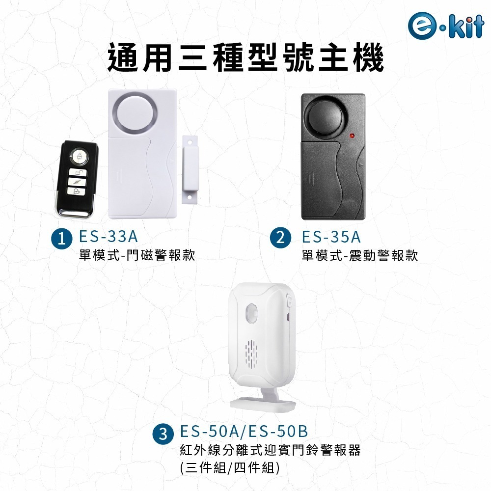 逸奇ES-31R警報器遙控器_可通用ES-33A/50A/50B 警報器遙控 遙控器 震動警報遙控器 門磁警報遙控器-細節圖5