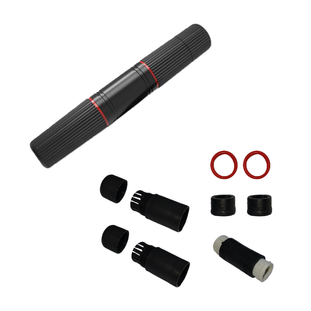 現貨開發票 防水網路接頭 RJ45 戶外網路直通頭 網路線延長 網路線 CAT5  CAT5E CAT6 網線對接頭-細節圖4