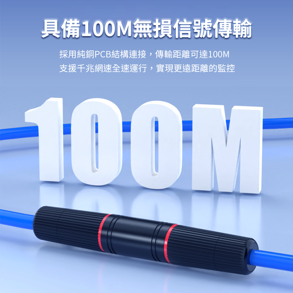 現貨開發票 防水網路接頭 RJ45 戶外網路直通頭 網路線延長 網路線 CAT5  CAT5E CAT6 網線對接頭-細節圖5