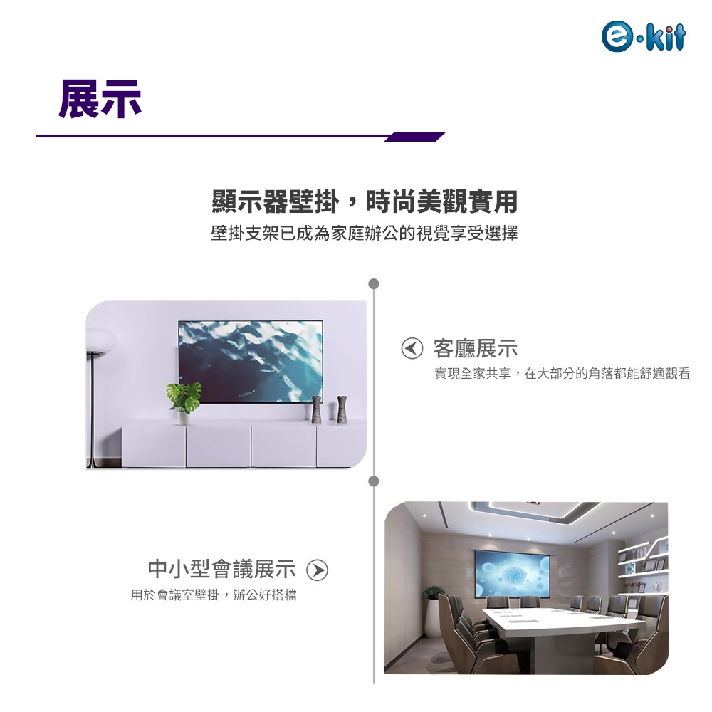 逸奇 WM-VR01 VESA加厚360度平面旋轉顯示器固定壁掛支架 VESA壁掛架 壁掛 電視壁掛 牆壁支架-細節圖4