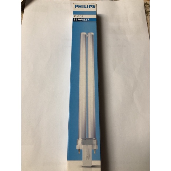 【特價免運】PHILIPS飛利浦 11W 827 黃光燈管 (PL-S/2P)