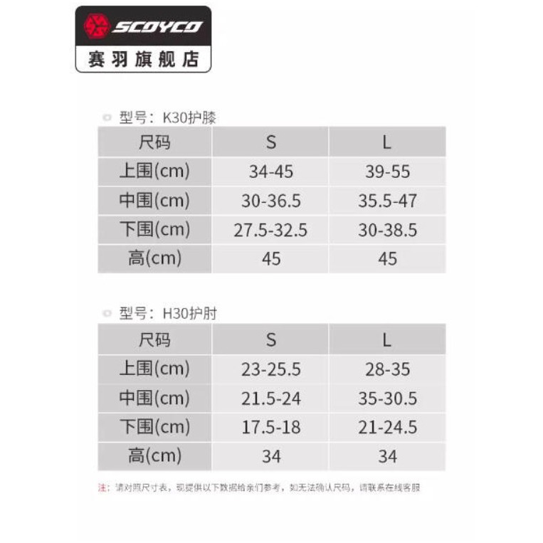 官方原裝｜MOTO_R東北騎士｜Scoyco賽羽K30H30 四季TPU四件式騎士護甲-細節圖6