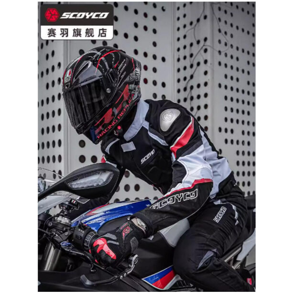官方原裝｜MOTO_R東北騎士｜Scoyco賽羽JK103 夏季仿賽騎士套裝-細節圖4