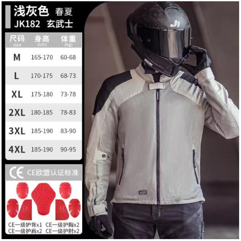 官方原裝｜MOTO_R東北騎士｜Scoyco賽羽JK182 夏季防護騎士套裝-細節圖6