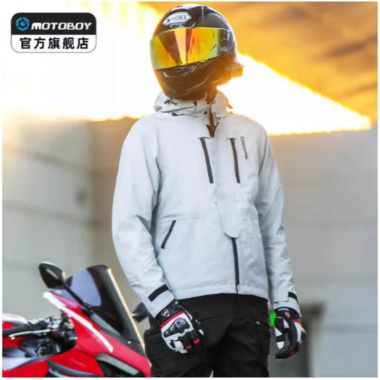 官方原裝｜MOTO_R東北騎士｜Motoboy UJ-07 摩旅休閒衝鋒衣騎士服-細節圖4
