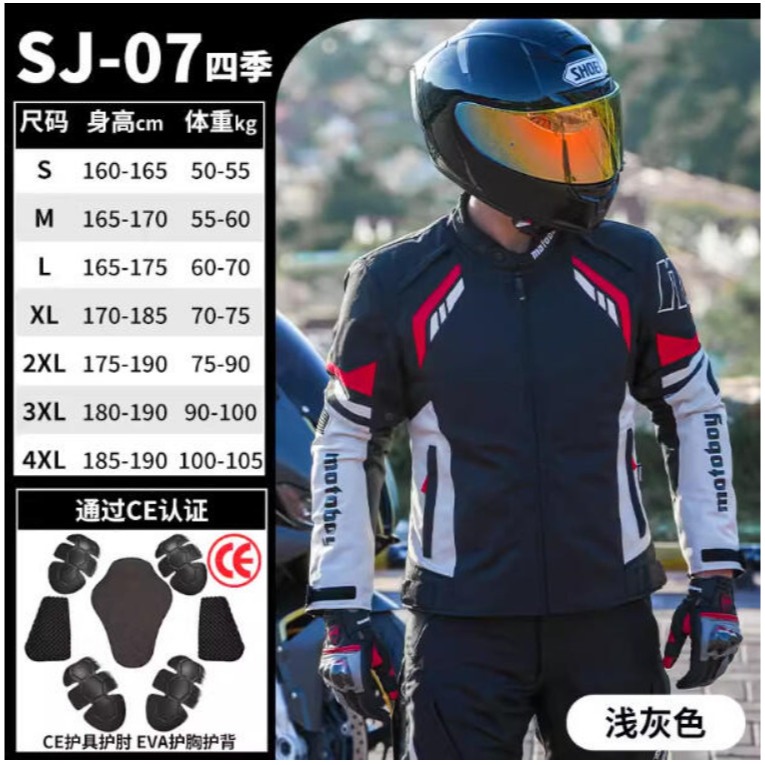 官方原裝｜MOTO_R東北騎士｜Motoboy SJ-07 四季摩旅休閒防水防風騎士服-細節圖6