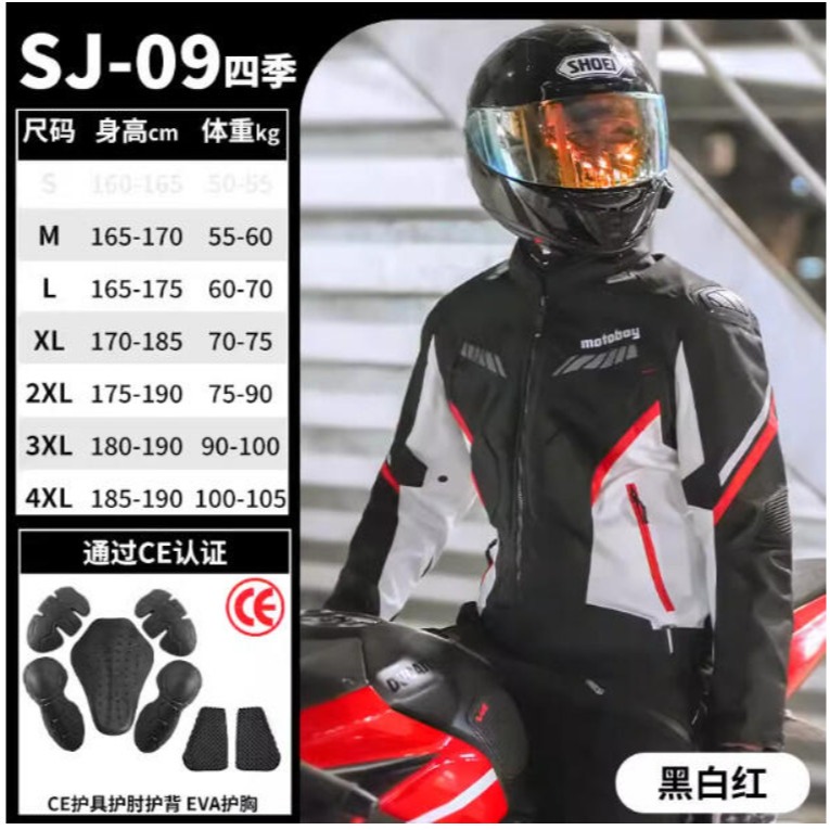 官方原裝｜MOTO_R東北騎士｜Motoboy SJ-09 四季摩旅休閒防摔騎士服-細節圖5