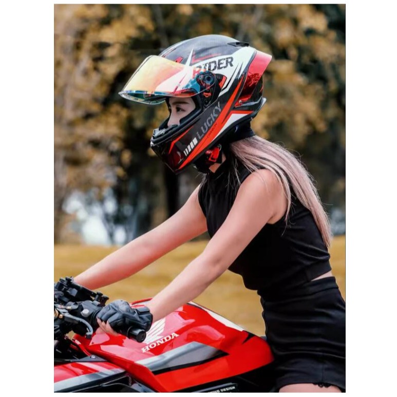 官方原裝｜MOTO_R東北騎士｜LVCOOL P7碳纖維四季全罩式頭盔-細節圖2