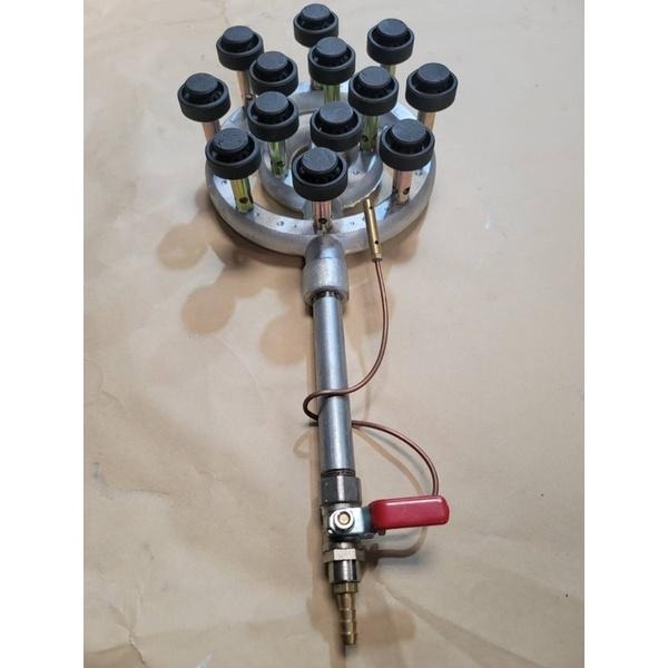 「台灣製造工廠直營」13芯手點黑頭低壓噴火爐（無爐殼爐架）-細節圖2