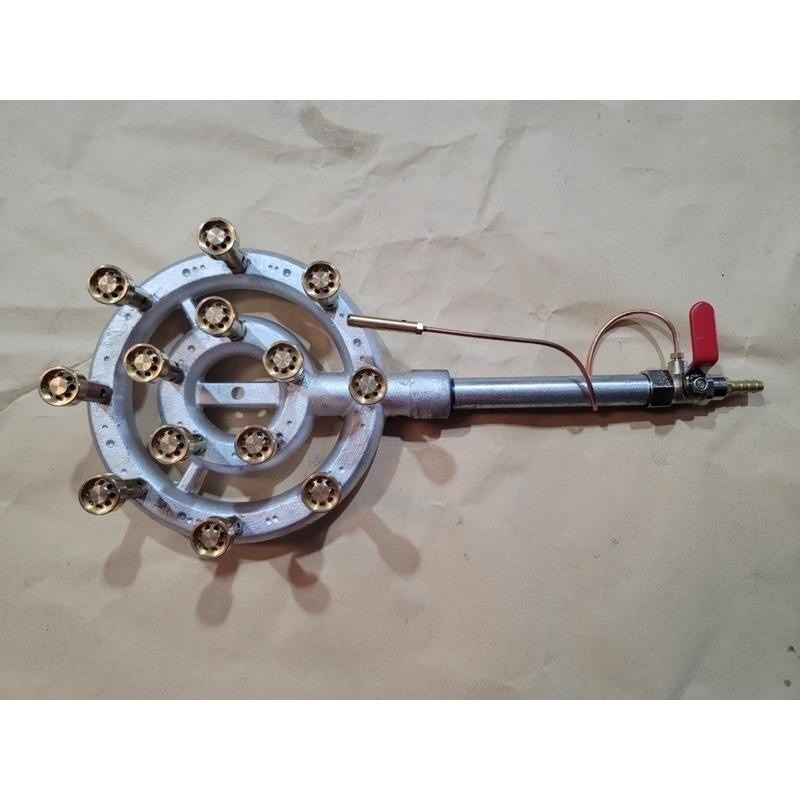 「台灣製造工廠直營」全套13芯手點銅頭低壓噴火爐 快火爐-細節圖2