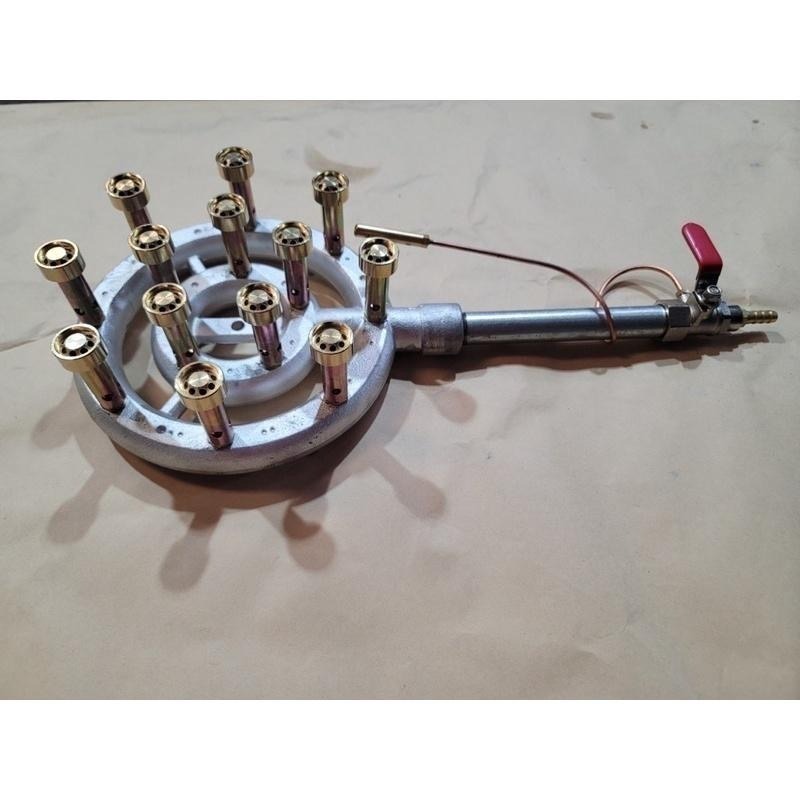 「台灣製造工廠直營」全套13芯手點銅頭低壓噴火爐 快火爐-細節圖3