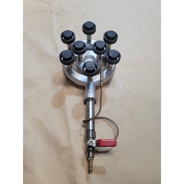 「台灣製造工廠直營」全套 天然/桶裝瓦斯8芯手點黑頭低壓噴火爐 營業用快火爐 黑頭爐 快速爐-細節圖3