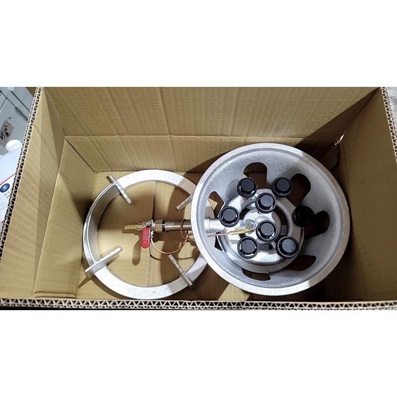 「台灣製造工廠直營」全套 天然/桶裝瓦斯8芯手點黑頭低壓噴火爐 營業用快火爐 黑頭爐 快速爐-細節圖4