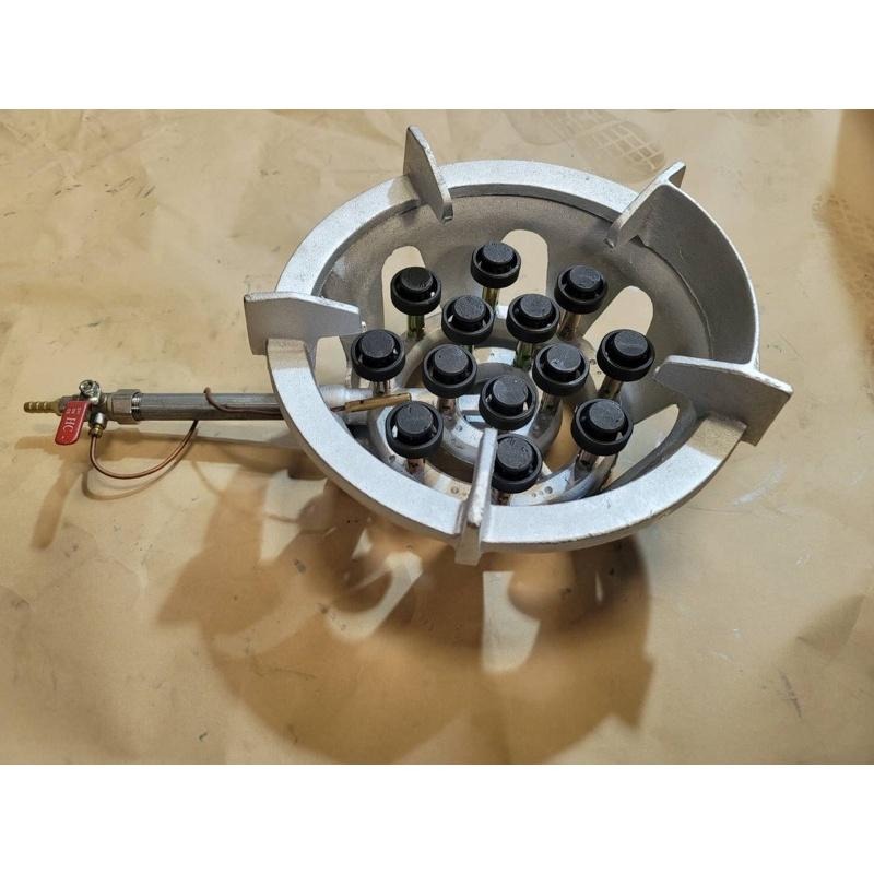 「台灣製造工廠直營」全套 13芯手點低壓噴火爐 營業用快火爐 黑頭爐 噴火爐-細節圖2