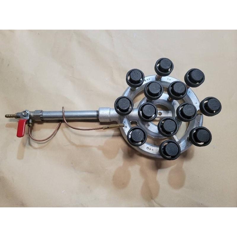 「台灣製造工廠直營」全套 13芯手點低壓噴火爐 營業用快火爐 黑頭爐 噴火爐-細節圖3