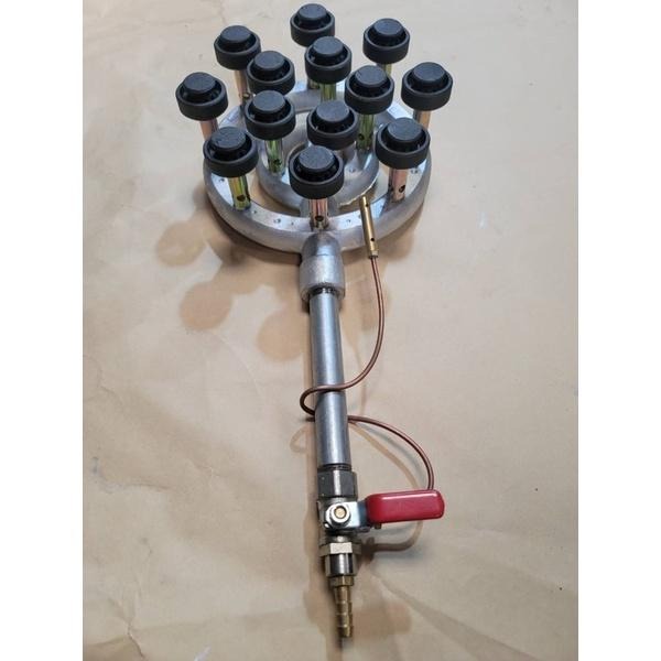 「台灣製造工廠直營」全套 13芯手點低壓噴火爐 營業用快火爐 黑頭爐 噴火爐-細節圖4