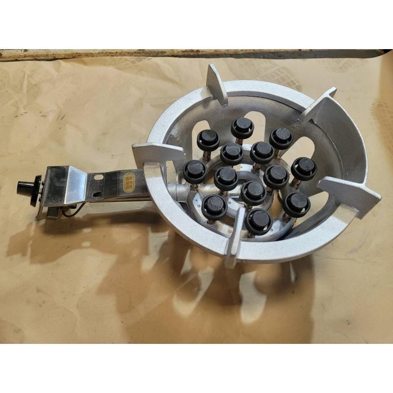 「台灣製造工廠直營」全套 13芯黑頭電子點火低壓噴火爐 營業用快火爐 黑頭爐 快速爐-細節圖3