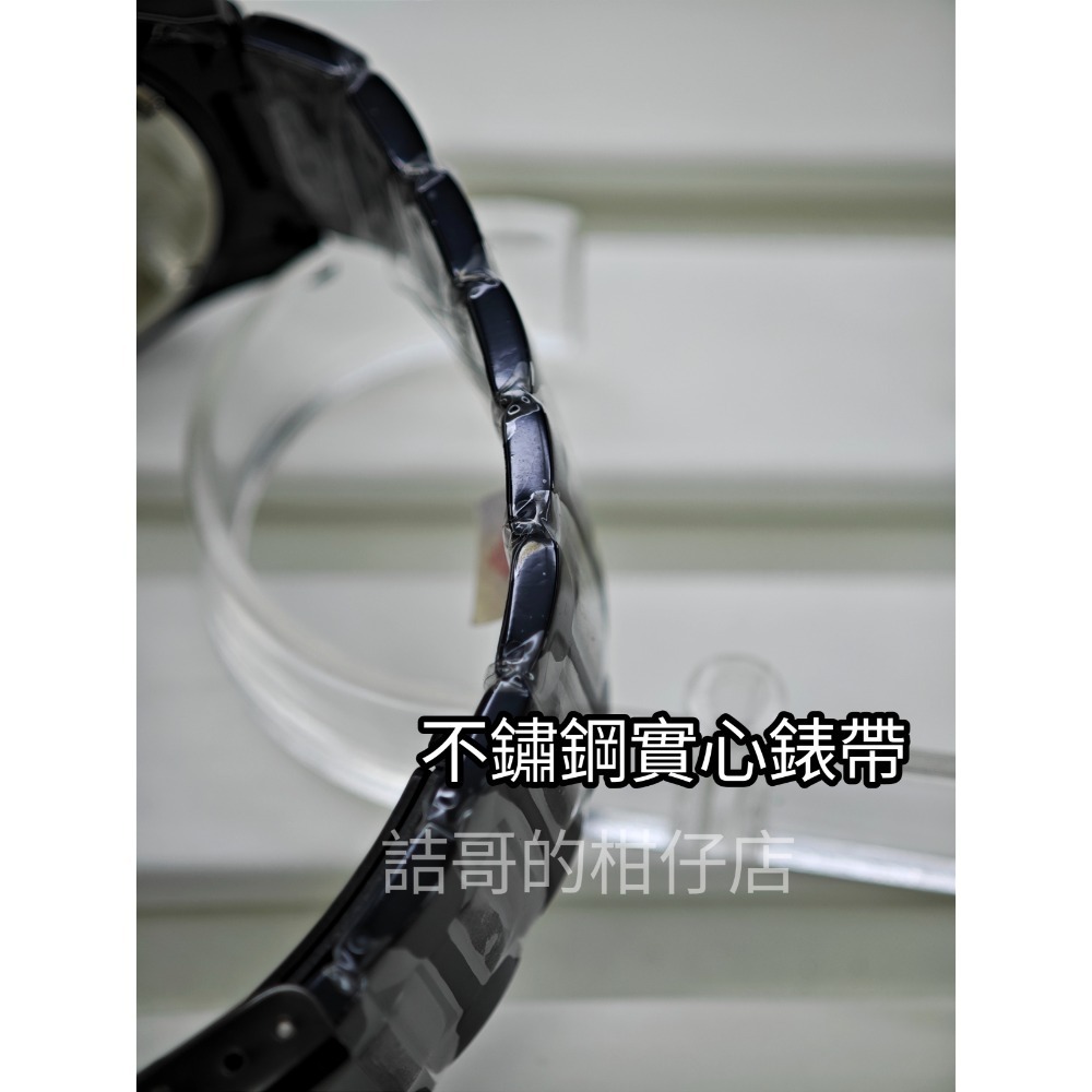 [詰哥] Emilio Valentino 范倫鐵諾 日本機芯 水晶玻璃鏡面 黑色不鏽鋼實心錶帶 1229M-細節圖7
