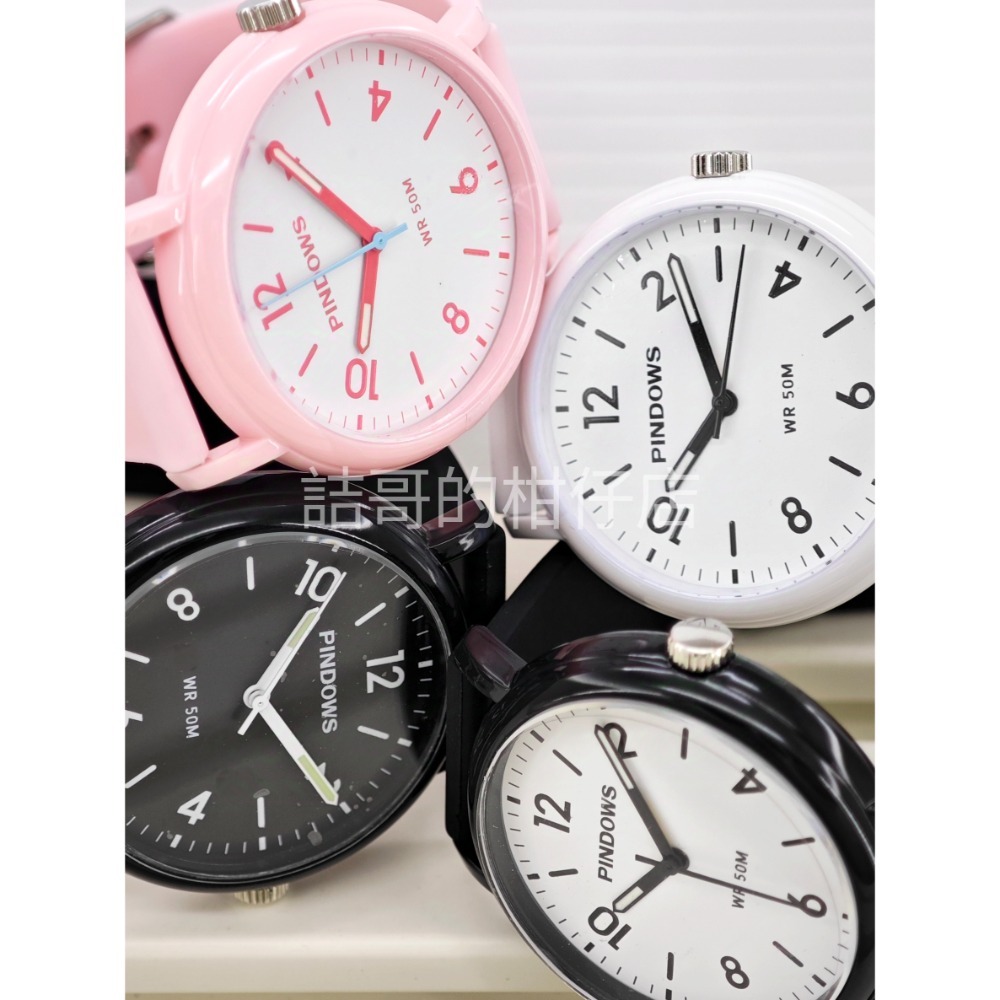 [詰哥] PINDOWS 拼道時 防水手錶 矽膠錶帶 日本石英機芯 PDS-2109-細節圖3