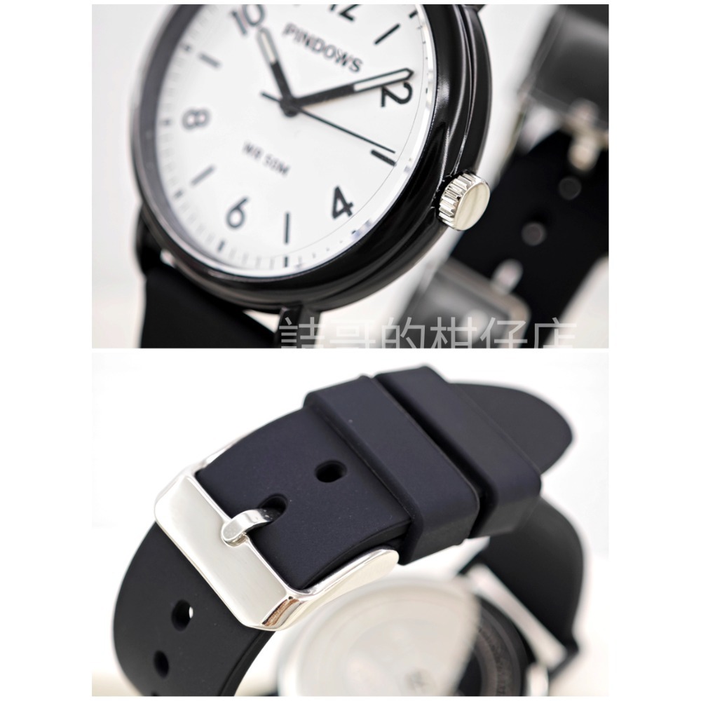 [詰哥] PINDOWS 拼道時 防水手錶 矽膠錶帶 日本石英機芯 PDS-2109-細節圖5