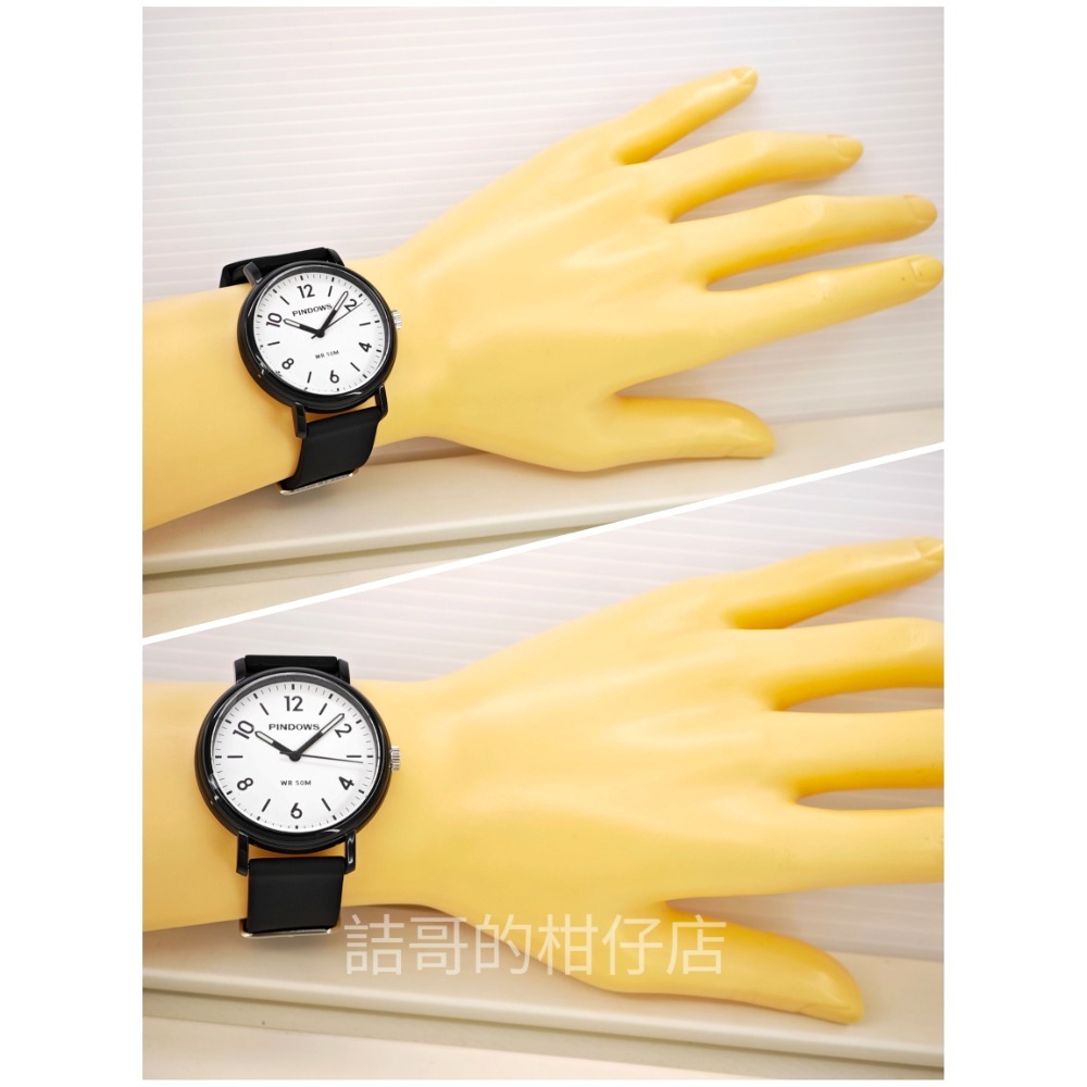 [詰哥] PINDOWS 拼道時 防水手錶 矽膠錶帶 日本石英機芯 PDS-2109-細節圖6