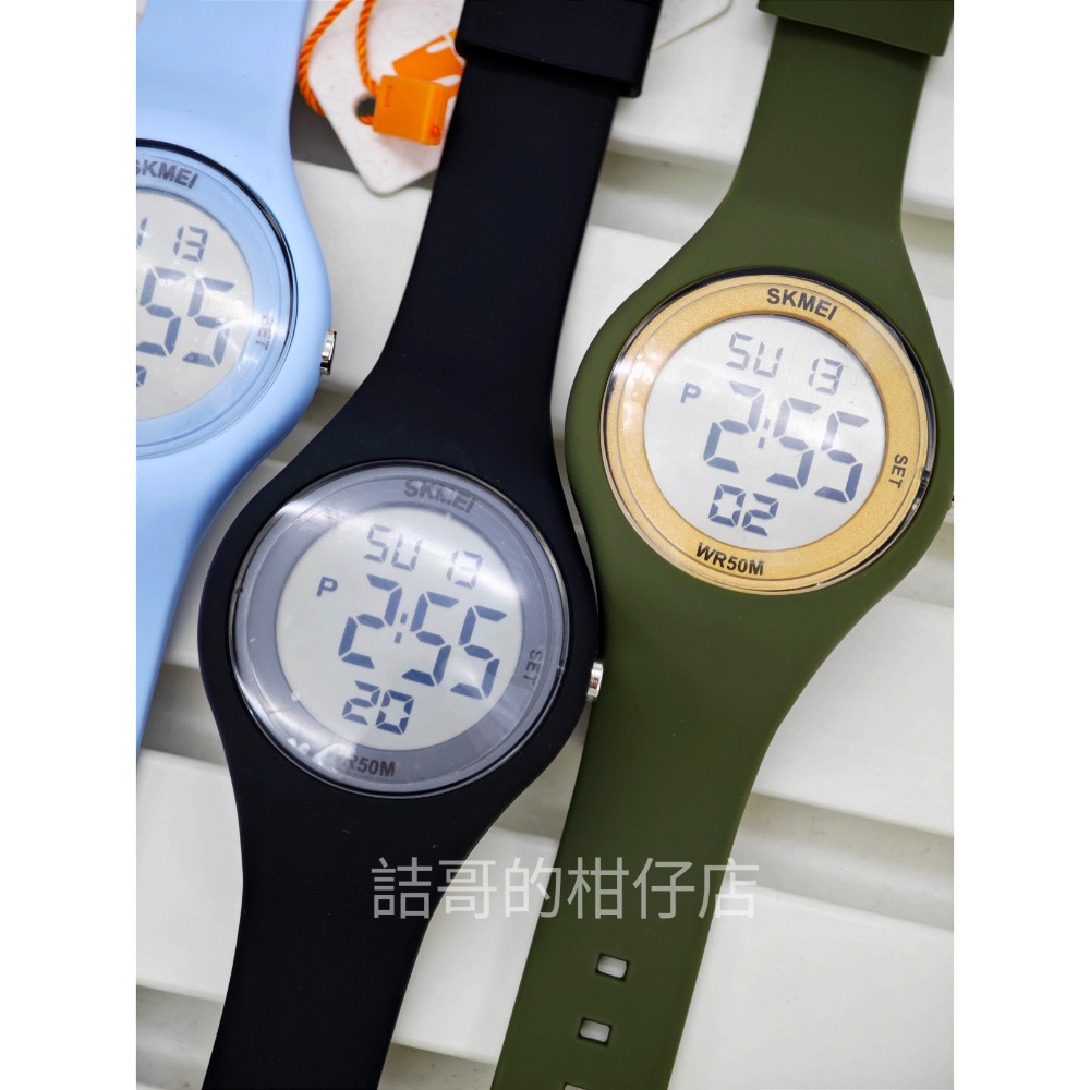 [詰哥] SKMEI 時刻美 防水電子錶 矽膠錶帶 鬧鐘 碼表 倒計時2317-細節圖2