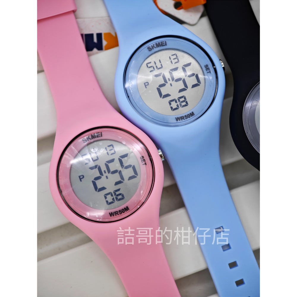 [詰哥] SKMEI 時刻美 防水電子錶 矽膠錶帶 鬧鐘 碼表 倒計時2317-細節圖3