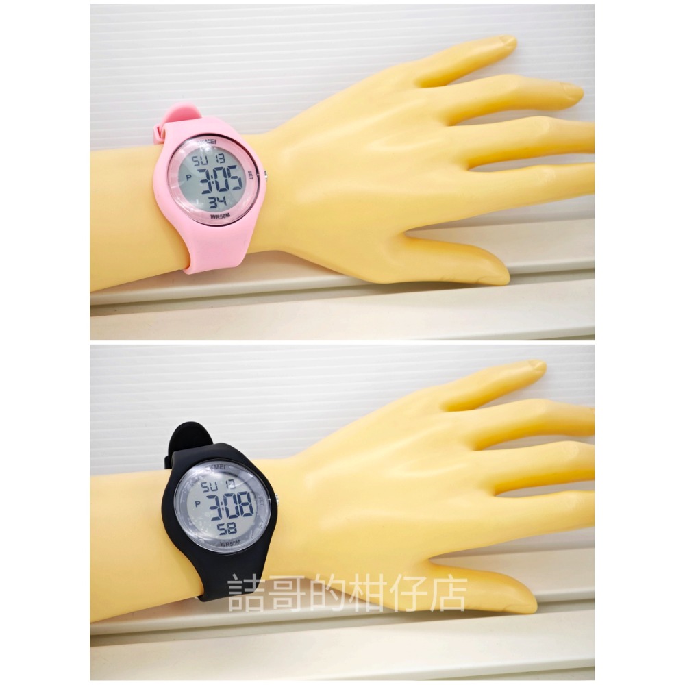 [詰哥] SKMEI 時刻美 防水電子錶 矽膠錶帶 鬧鐘 碼表 倒計時2317-細節圖6