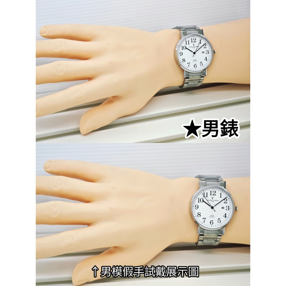 [詰哥] Valentino Coupeau 范倫鐵諾 61605AAS 情侶對錶 錶體不鏽鋼材質 日期顯示 防水錶-細節圖8