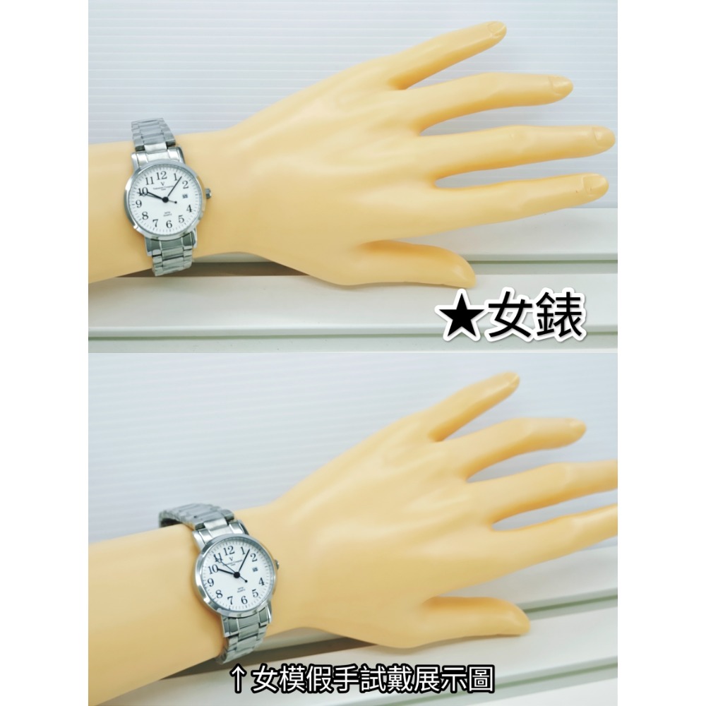 [詰哥] Valentino Coupeau 范倫鐵諾 61605AAS 情侶對錶 錶體不鏽鋼材質 日期顯示 防水錶-細節圖9