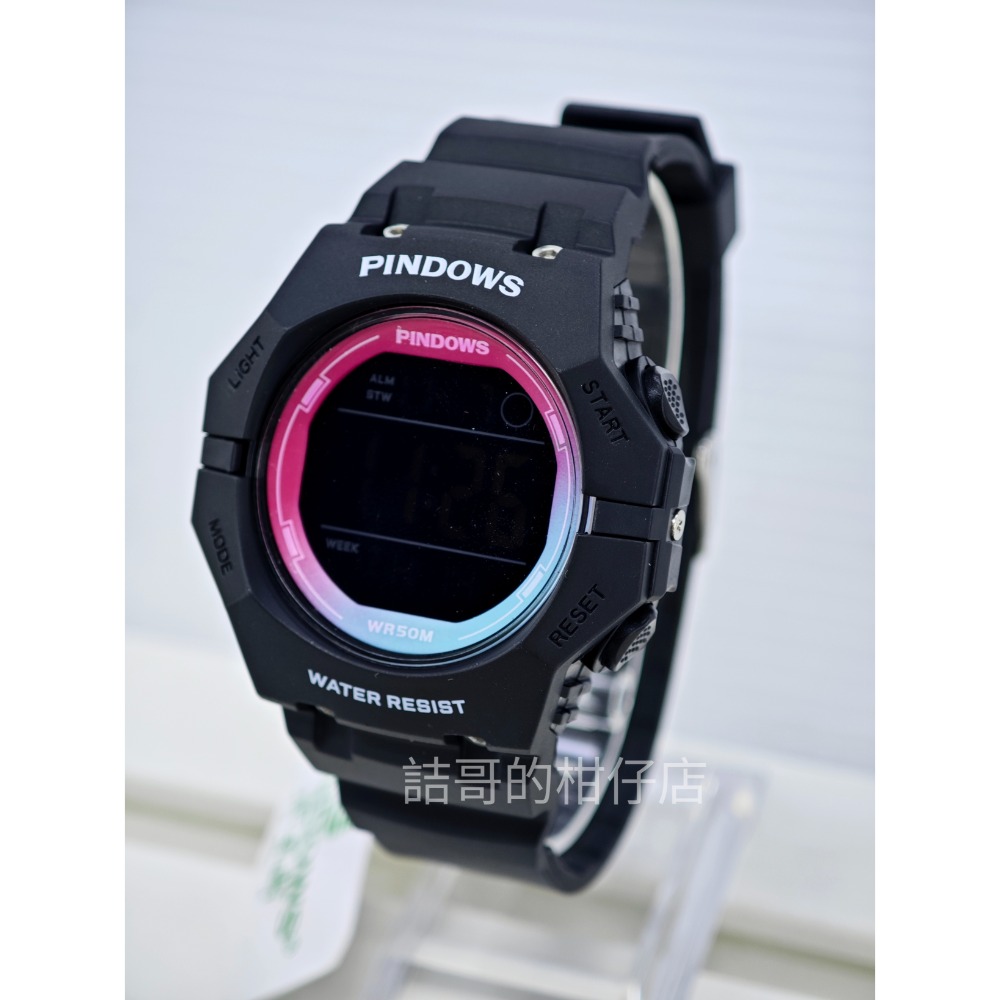[詰哥] PINDOWS 拼道時 PDS-8017 防水電子錶 鬧鐘 碼表-細節圖3
